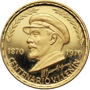 Equatorial Guinea, 500 Pesetas 1970, Lenin