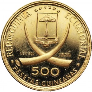 Gwinea Równikowa, 500 peset 1970, Lenin