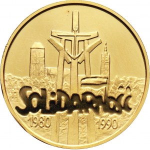 Poland, 200000 Zlotych 1990, Solidarity, diamater 32 mm