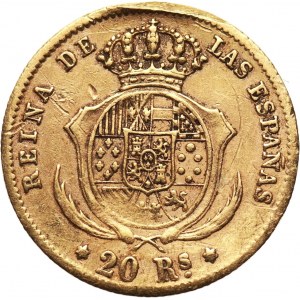 Spain, Isabel II, 20 Reales 1861, Madrid