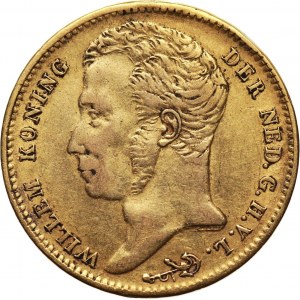 Netherlands, Willem I, 10 Gulden 1824 B, Brussels