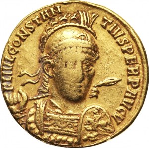 Roman Empire, Constantinus II 337-361, Solidus, Constantinople
