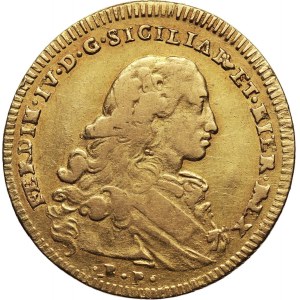 Włochy, Neapol i Sycylia, Ferdynand IV, 6 ducati 1771