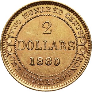 Newfoundland, Victoria, 2 Dollars 1880