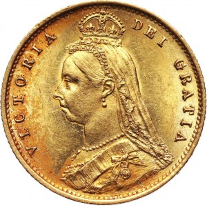Great Britain, Victoria, 1/2 Sovereign 1887, London