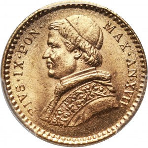 Watykan, Pius IX, 2 1/2 scudi 1863-XVII R, Rzym