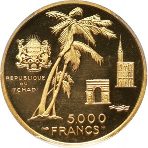Czad, 5000 franków 1970, Generał Leclerc