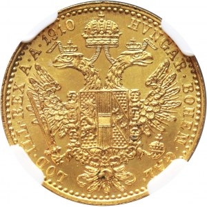 Austria, Franz Joseph I, Ducat 1910, Vienna