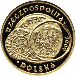 III RP, 100 złotych 2000, 1000-lecie Zjazdu w Gnieźnie