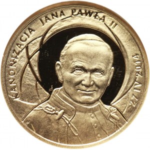 III RP, 100 złotych 2014, Kanonizacja Jana Pawła II
