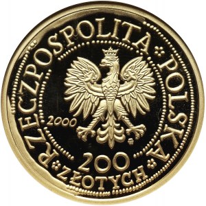 Poland, 200 Zlotych 2000, 1000 Years- Wroclzaw