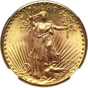 Stany Zjednoczone Ameryki, 20 dolarów 1926 (TDO), Filadelfia