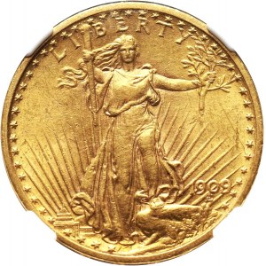 Stany Zjednoczone Ameryki, 20 dolarów 1909/8, Filadelfia