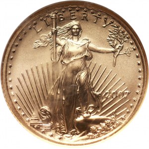 Stany Zjednoczone Ameryki, 5 dolarów 2007, Gold Eagle