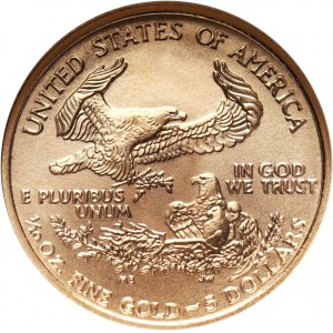 Stany Zjednoczone Ameryki, 5 dolarów 2007, Gold Eagle