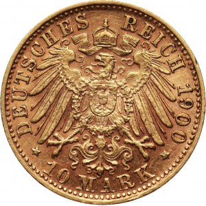 Germany, Bavaria, Otto, 10 Mark 1900 D, Munich