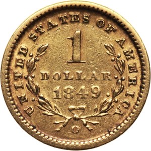 Stany Zjednoczone Ameryki, dolar 1849 O, Nowy Orlean