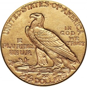 USA, 2 1/2 Dollars 1927, Philadelphia, Indian head