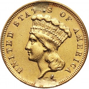 USA, 3 Dollars 1868, Philadelphia