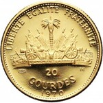 Haiti, 1969-1971, set of 8 gold and silver coins, Proof