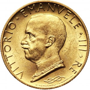 Włochy, Wiktor Emanuel III, 100 lirów 1931 R rok IX, Rzym