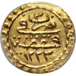 Turkey, Mahmud II, 1/4 Zeri Mahbub AH 1223/3 (1810)