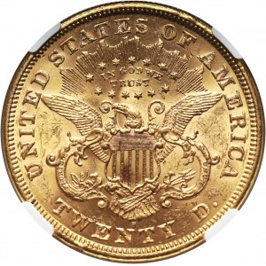 USA, 20 Dollars 1875 S, San Francisco