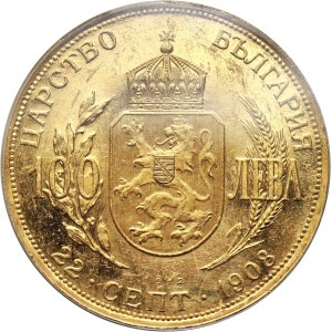 Bulgaria, Ferdinand I, 100 Leva 1912