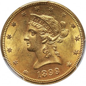 Stany Zjednoczone Ameryki, 10 dolarów 1899 S, San Francisco