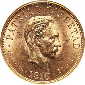 Kuba, 10 pesos 1916