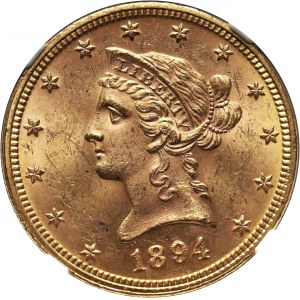 Stany Zjednoczone Ameryki, 10 dolarów 1894, Filadelfia