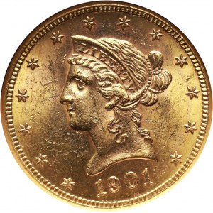 Stany Zjednoczone Ameryki, 10 dolarów 1901 S, San Francisco