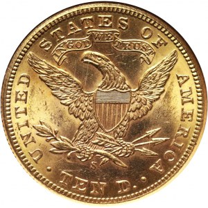 Stany Zjednoczone Ameryki, 10 dolarów 1901 S, San Francisco