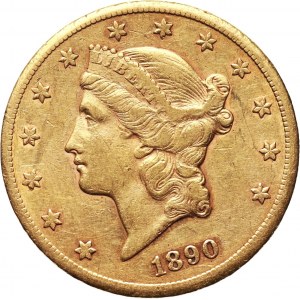 USA, 20 Dollars 1890 CC, Carson City