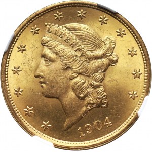 Stany Zjednoczone Ameryki, 20 dolarów 1904, Filadelfia
