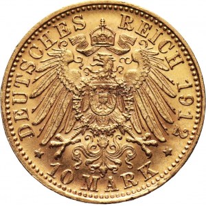 Germany, Bavaria, Otto, 10 Mark 1912 D, Munich