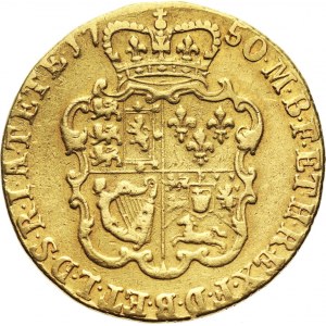 Wielka Brytania, Jerzy II, gwinea 1750