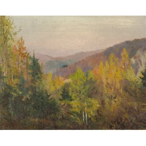 Seweryn Obst (1847-1917), Krajobraz jesienny (1907)
