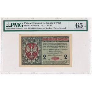 2 marki 1916 Jenerał - A - PMG 65 EPQ