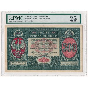 500 marek 1919 DYREKCJA - PMG 25