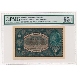 10 marek 1919 - II Serja CP - PMG 65 EPQ