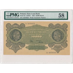 10.000 marek 1922 - A - PMG 58