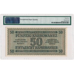 Ukraina, 50 karbowańców 1942 - PMG 65 EPQ