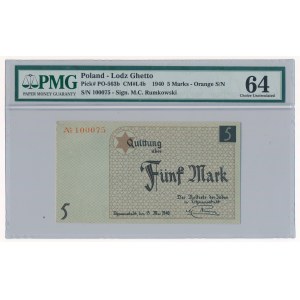 5 marek 1940 - PMG 64 - papier kartonowy