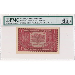 1 marka 1919 - I Serja EU - PMG 65 EPQ