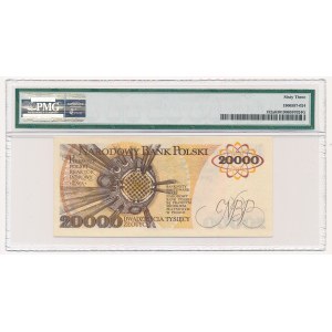 20.000 złotych 1989 - A - PMG 63