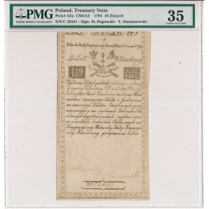 10 złotych 1794 - C 33441 - PMG 35