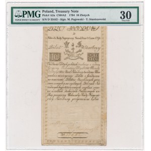 10 złotych 1794 - D 33442 - PMG 30