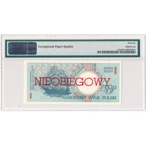 1 złoty 1990 - C - NIEOBIEGOWY - PMG 66 EPQ