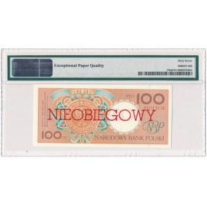 100 złotych 1990 - H - NIEOBIEGOWY - PMG 67 EPQ
